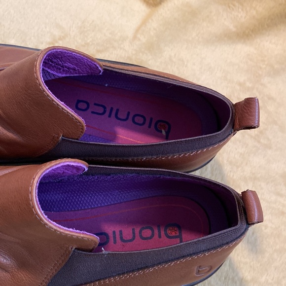 Bionica Brown Leather Slip On Loafers size 8 m very nice shoes - Picture 6 of 8
